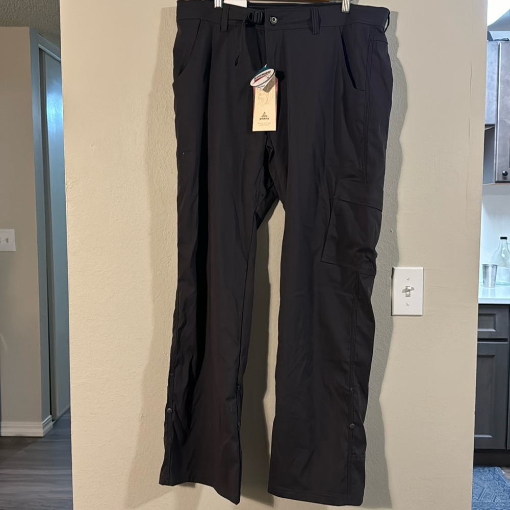 Prana Stretch Zion pants. XL, Grey